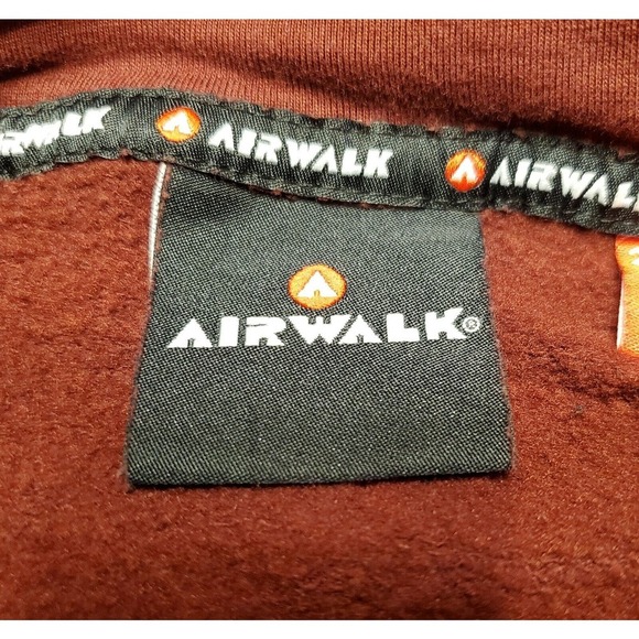 Airwalk Men's Graphic Pullover Hoodie Sweatshirt Size 2XL Dark Ox/Blood - Picture 5 of 5